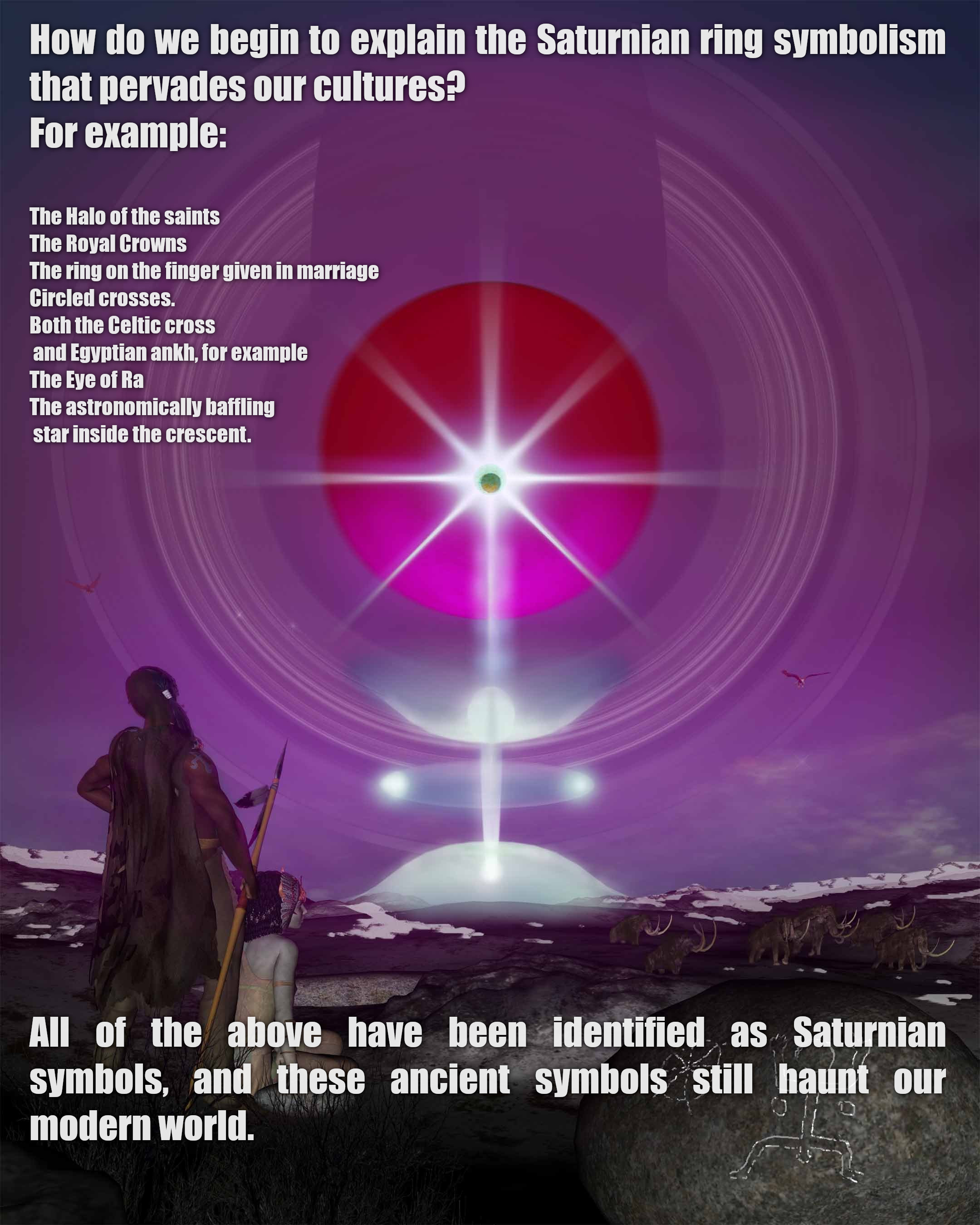 Saturnian Cosmology posits that the neighboring planets only recentlysettled into their current orbits;the Earth formerly being involved in a unique planetary“collinear” configuration together with Saturn, Venus, and Mars.